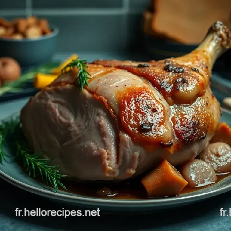 Gigot d Agneau Rôti à la Française