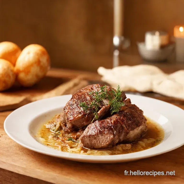 Gigot Dagneau Au Four Le Classique Revisit&eacute; presentation