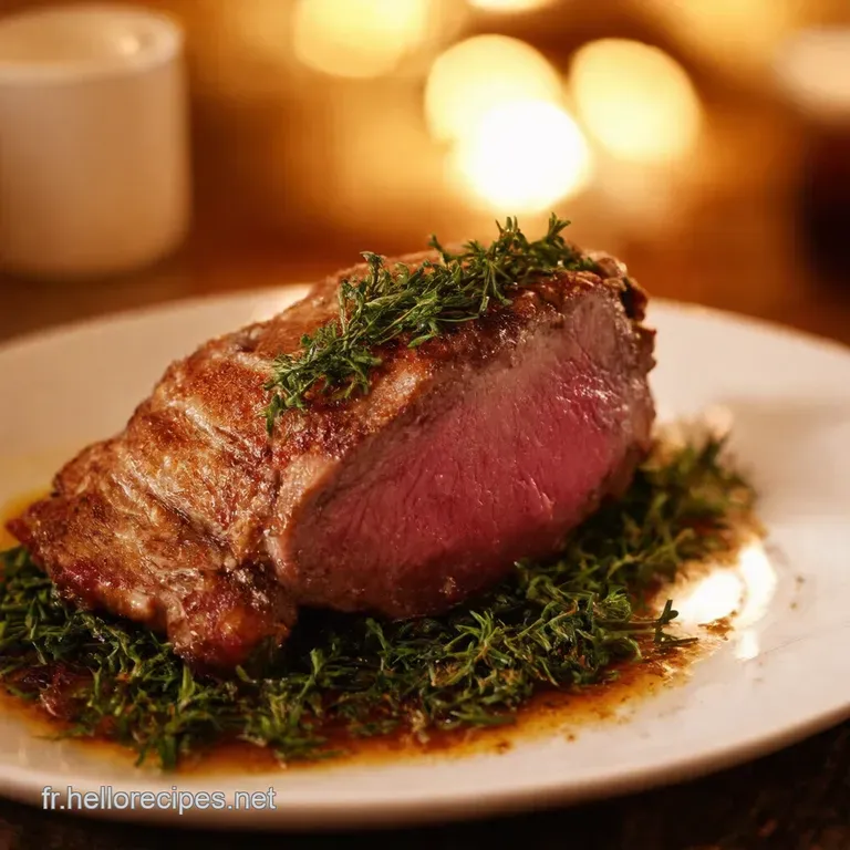 Gigot Dagneau R&ocirc;ti Aux Herbes De Provence presentation