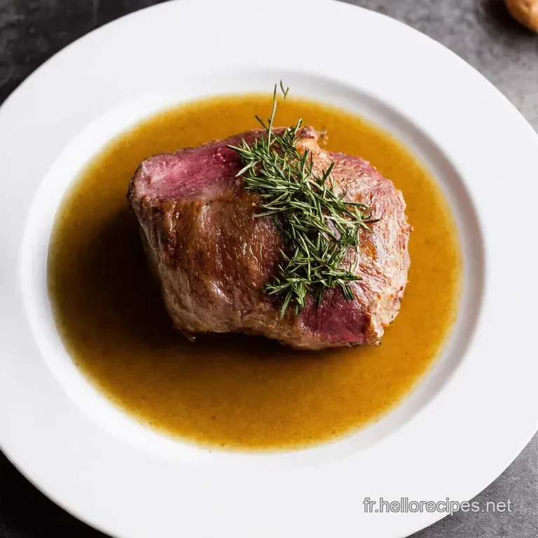 Gigot dAgneau Rôti aux Herbes de Provence