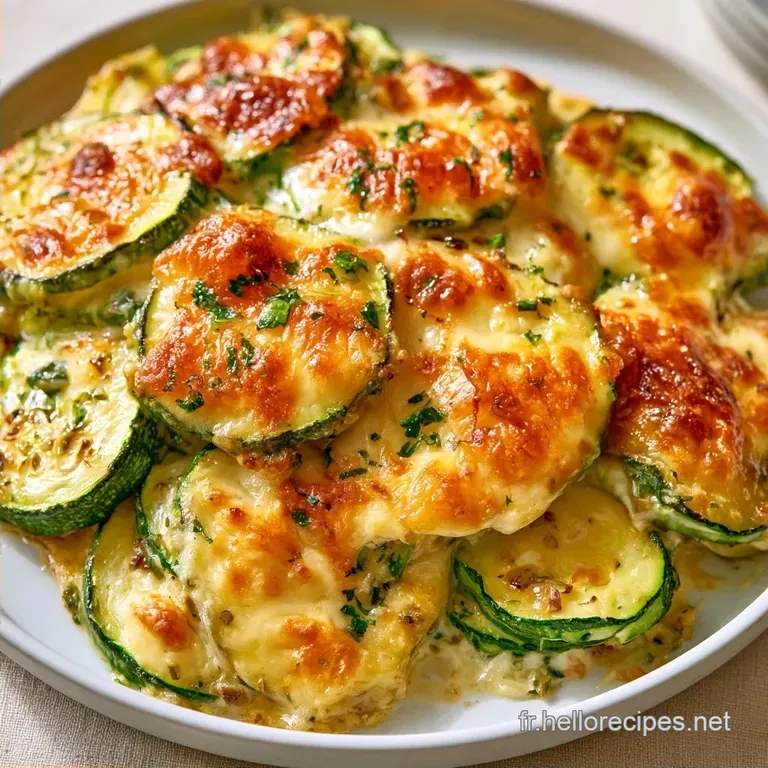 Gratin Courgettes Ch&egrave;vre Onctueux