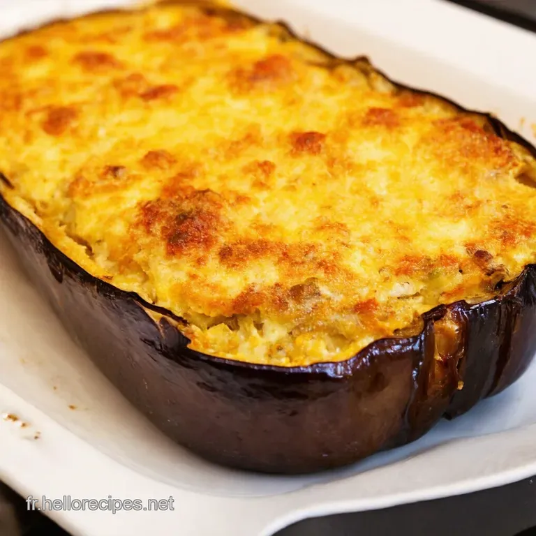 Gratin Daubergines &Agrave; La Sicilienne presentation