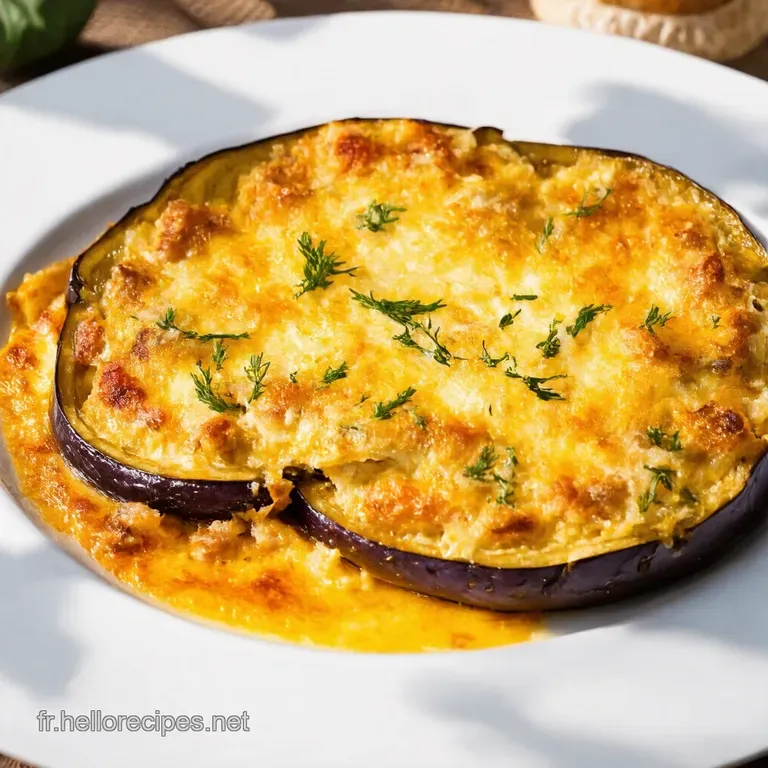 Gratin dAubergines au Parmesan un Air de Méditerranée