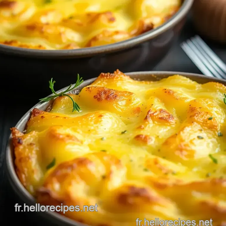 Gratin Dauphinois Revisit&eacute;: Patate Douce Et Noix De Muscade presentation