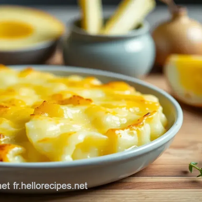 Gratin Dauphinois Revisité: Patate Douce et Noix de Muscade