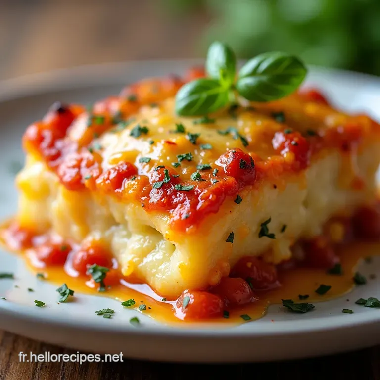 Gratin Dauphinois Revisit&eacute; Pommes de Terre Tomates Mozza