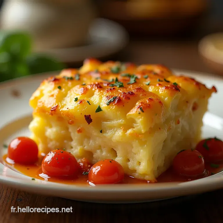 Gratin Dauphinois Traditionnel La Couronne de Pommes de Terre Crémeuses presentation