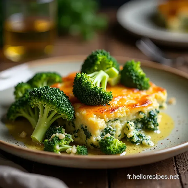 Gratin de Brocoli Facile La Recette Béchamel Croustillante