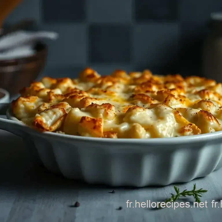 Gratin de Chou-Fleur Béchamel au Fromage
