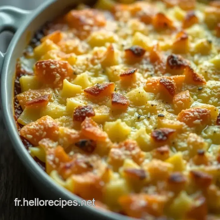Gratin de Chou-Fleur Crèmeux à la Française presentation