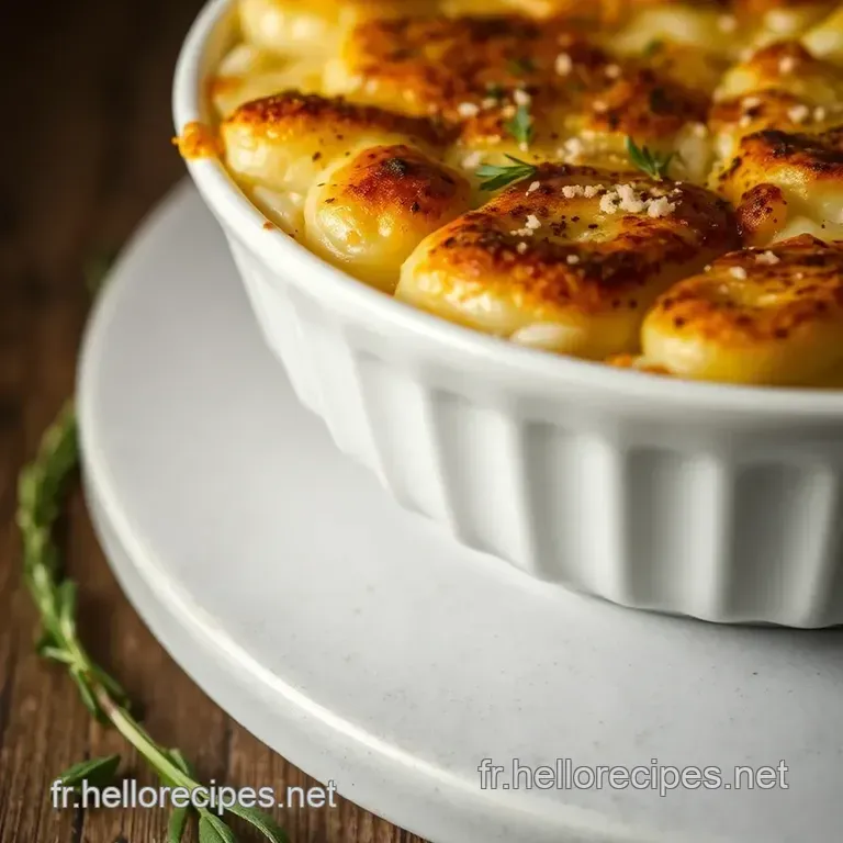 Gratin de Chou-Fleur Savoureux au Fromage presentation