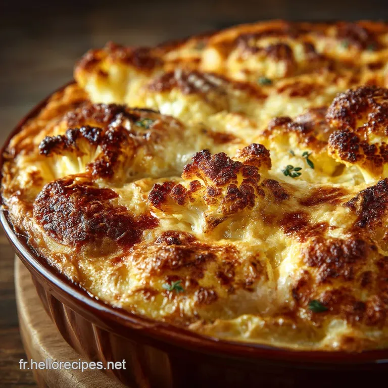 Gratin de ChouFleur Classique à la Béchamel et au Comté