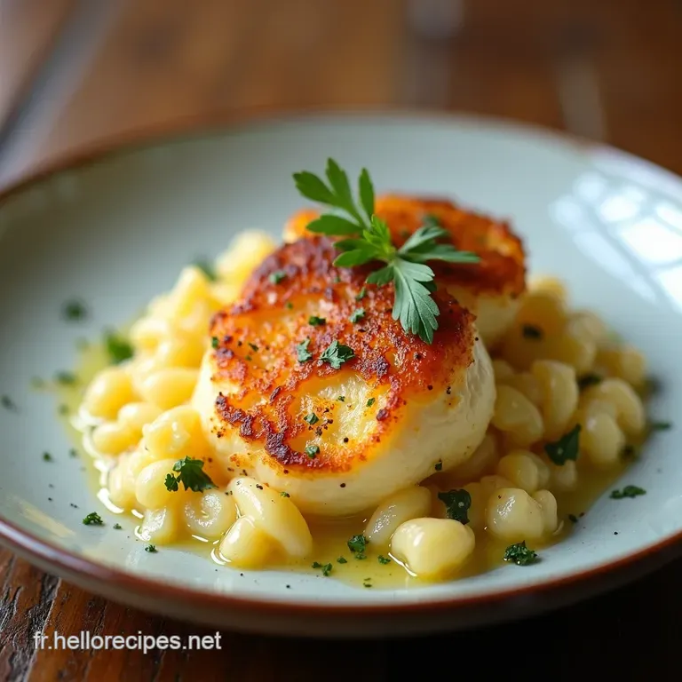 Gratin de Noix de SaintJacques et Crevettes