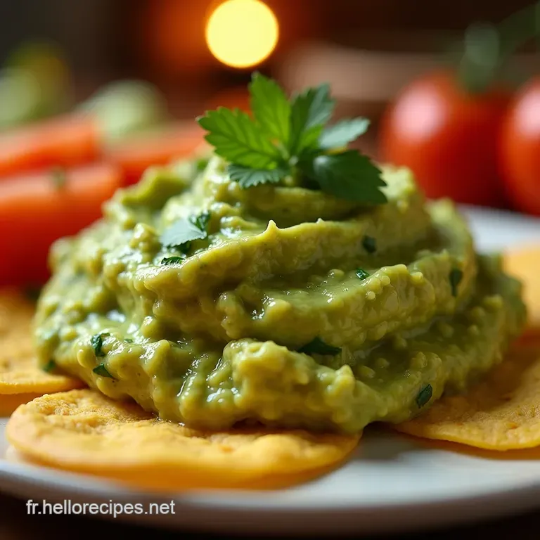 Guacamole Authentique Le Soleil Du Mexique Dans Votre Bol presentation