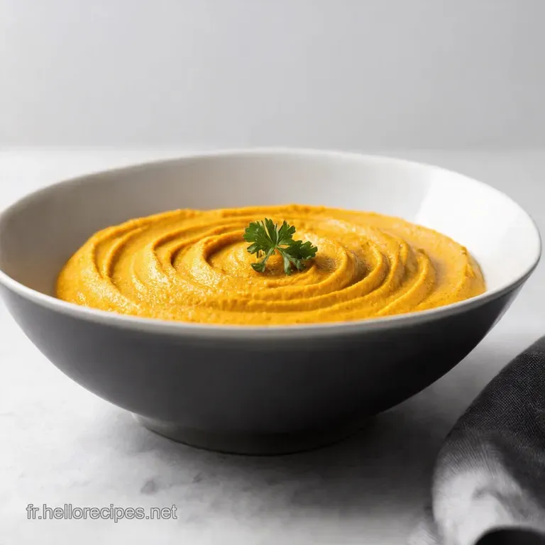 Houmous de Potimarron au Miso