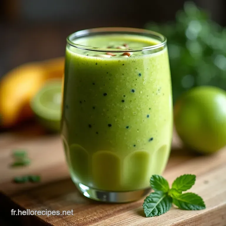 Jus Vert Remin&eacute;ralisant &Agrave; Leau De Mer Isotonique presentation