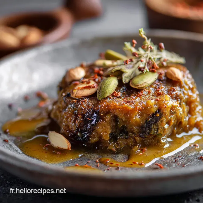 Kalb El Louz Farci : La Recette Traditionnelle Du G&acirc;teau De Semoule Aux Amandes presentation