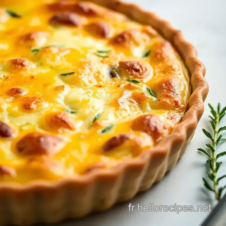 La Vraie Quiche Lorraine: Authentique et Gourmande presentation