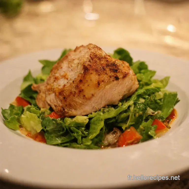 La Vraie Salade C&eacute;sar Au Poulet Classique Et Gourmande presentation