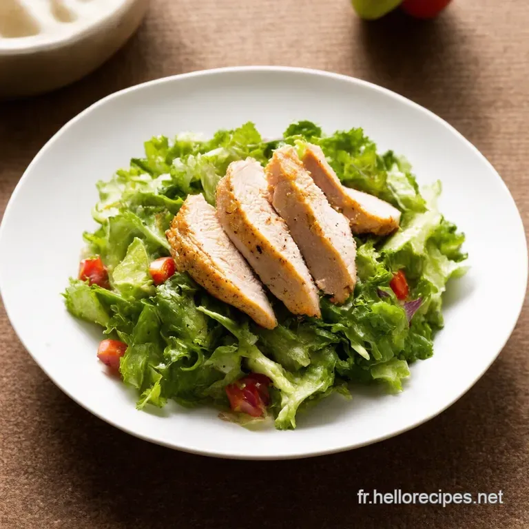 La Vraie Salade César au Poulet Classique et Gourmande