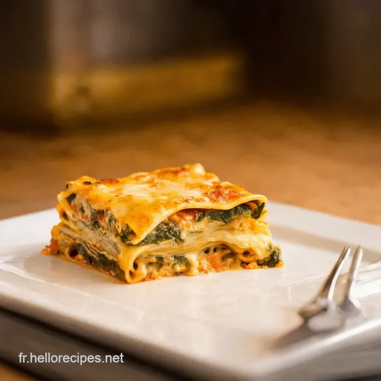 Lasagne V&eacute;g&eacute;tarienne Jardin D&eacute;t&eacute; Gratin&eacute; presentation