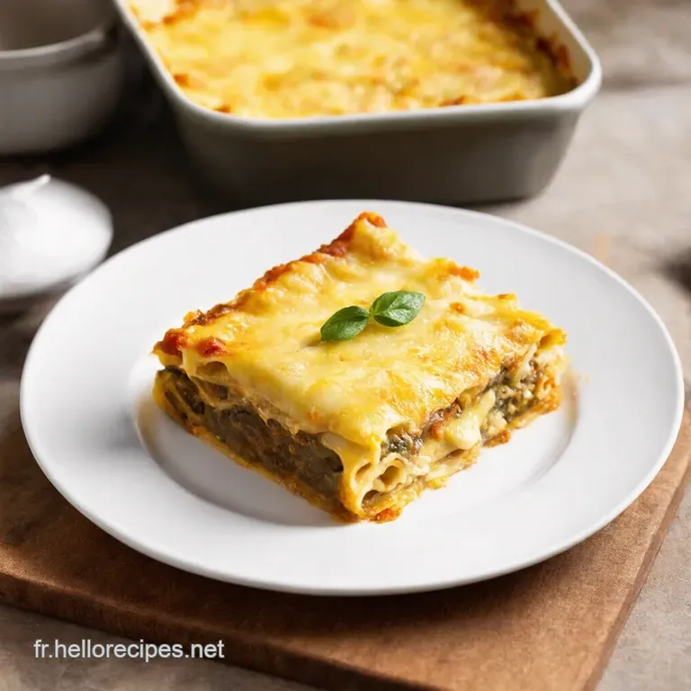 Lasagne Végétarienne Jardin dÉté Gratiné