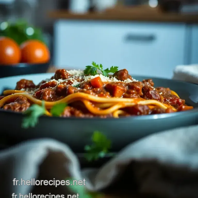 Lasagnes à la Bolognaise Façon Mamma presentation