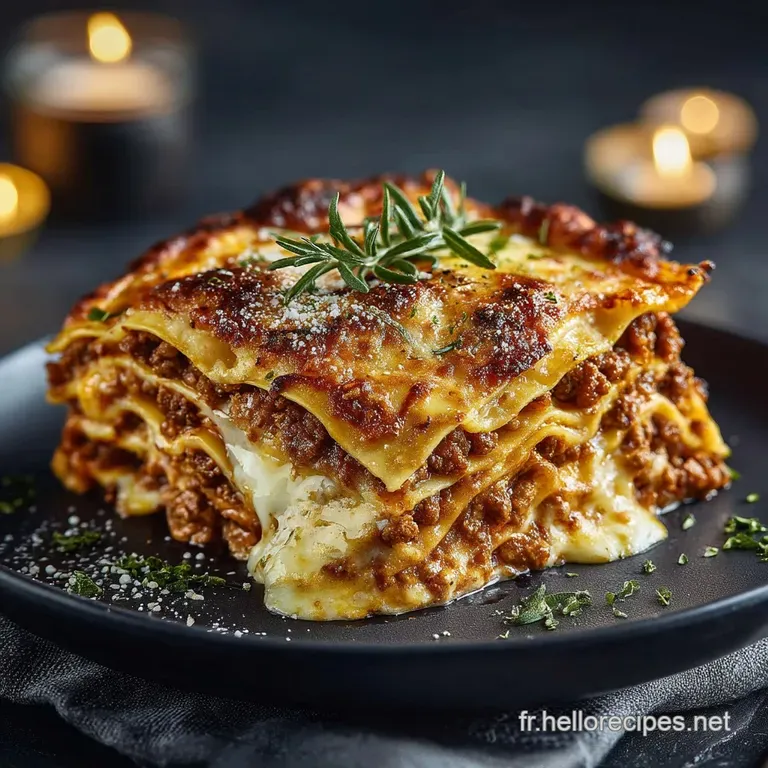 Recette Lasagnes Bolognaise Traditionnelle au Ragù Mijoté