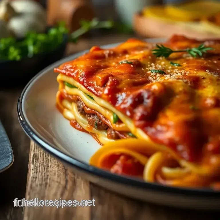Lasagnes de Maman: Classique Viande Hachée presentation