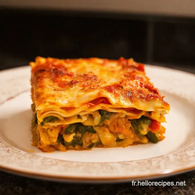 Lasagnes Printani&egrave;res Express Un Festin De L&eacute;gumes En Un Clin D&oelig;il presentation