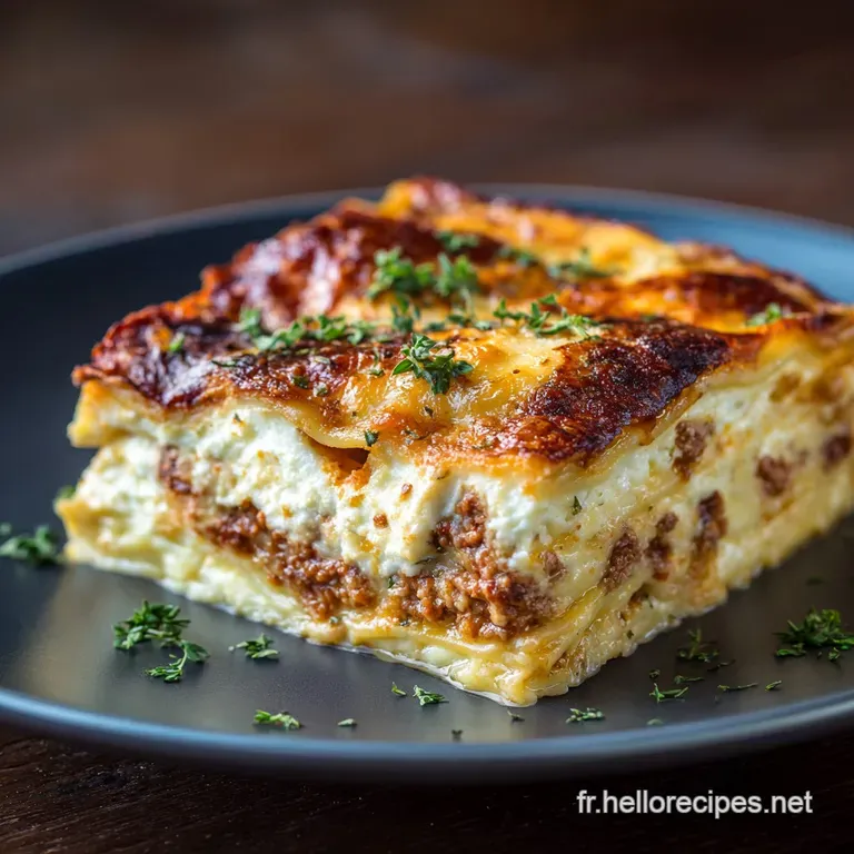 Lasagnes à la Ricotta et à la Viande Hachée La recette de lasagne maison et crémeuse