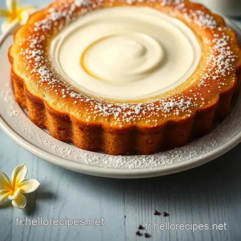 Le Classique Gâteau au Yaourt Vanille presentation