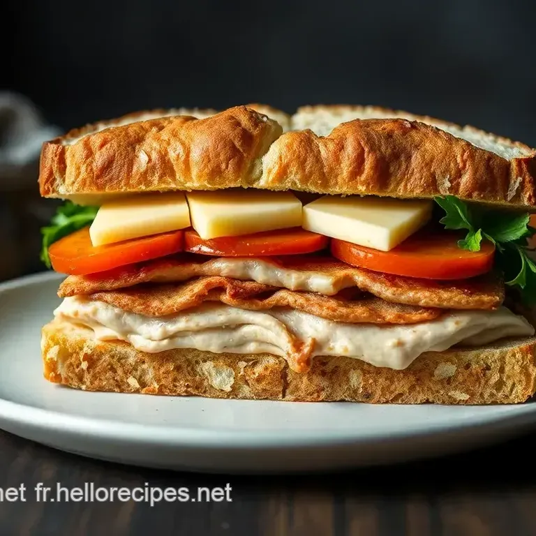 Mon Sandwich Poulet Facile: Le Croque Fraîcheur Fol Epi!
