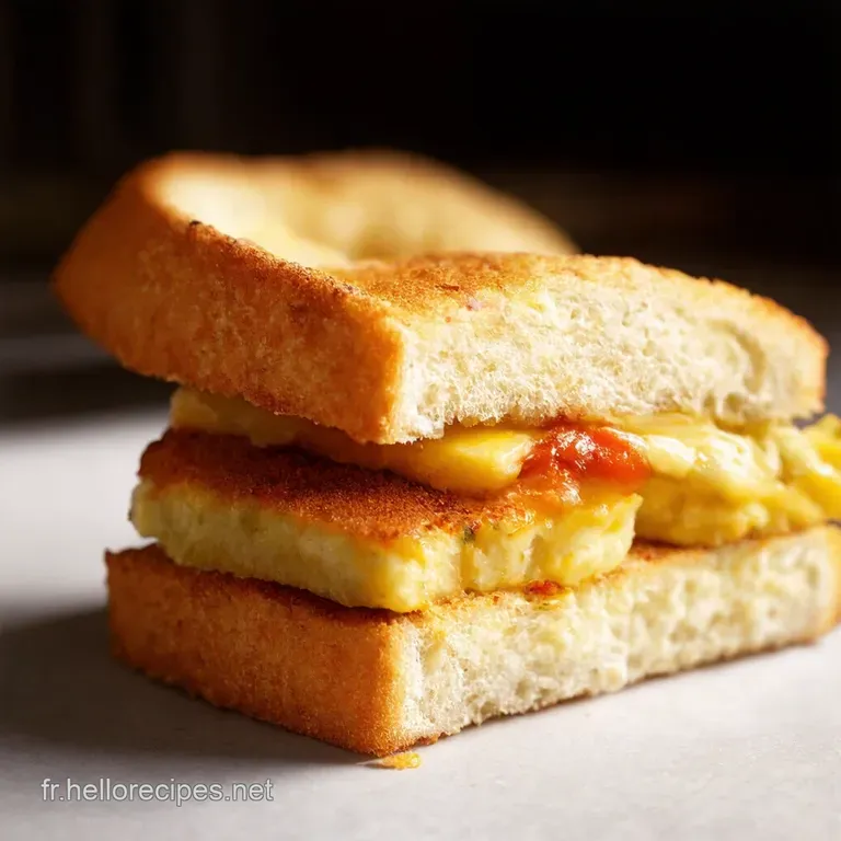 Le Croquemozza Un Sandwich Grill&eacute; &Agrave; Litalienne presentation