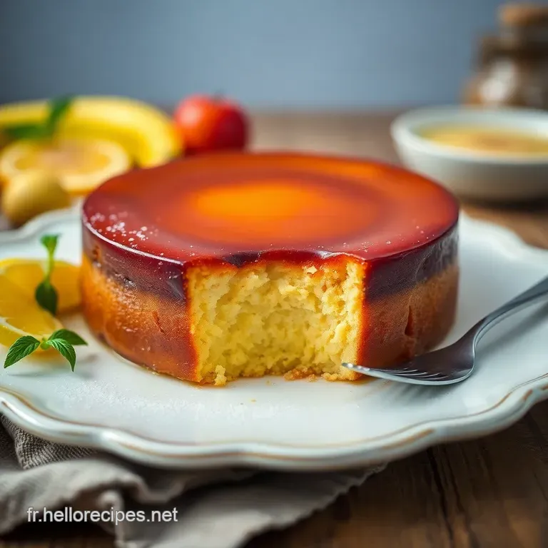 Le Flan Pâtissier de Grand-Mère: Un Voyage Gourmand presentation