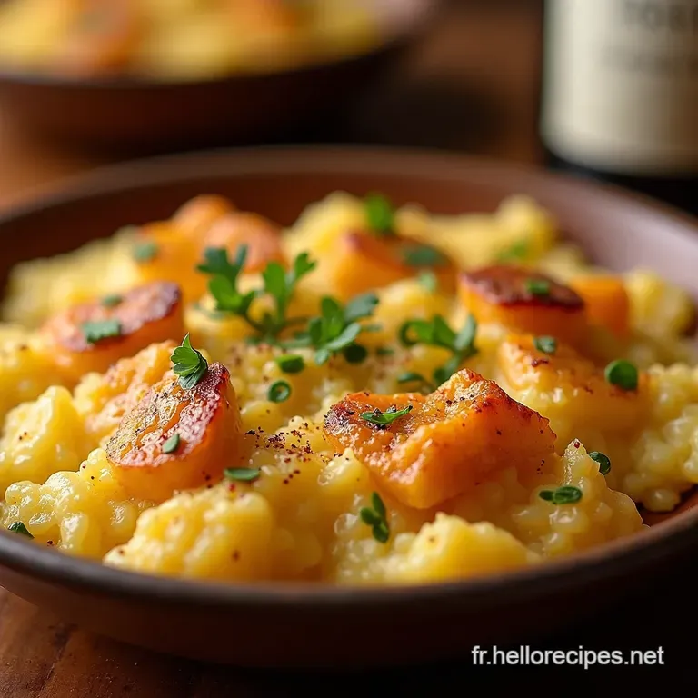 Le Gratin Douillet Choufleur Pommes De Terre Et Son Manteau De Fromage presentation