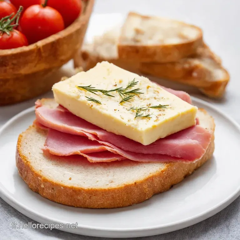 Le JambonFromage Gourmand Miel Moutarde Cœur de Lion