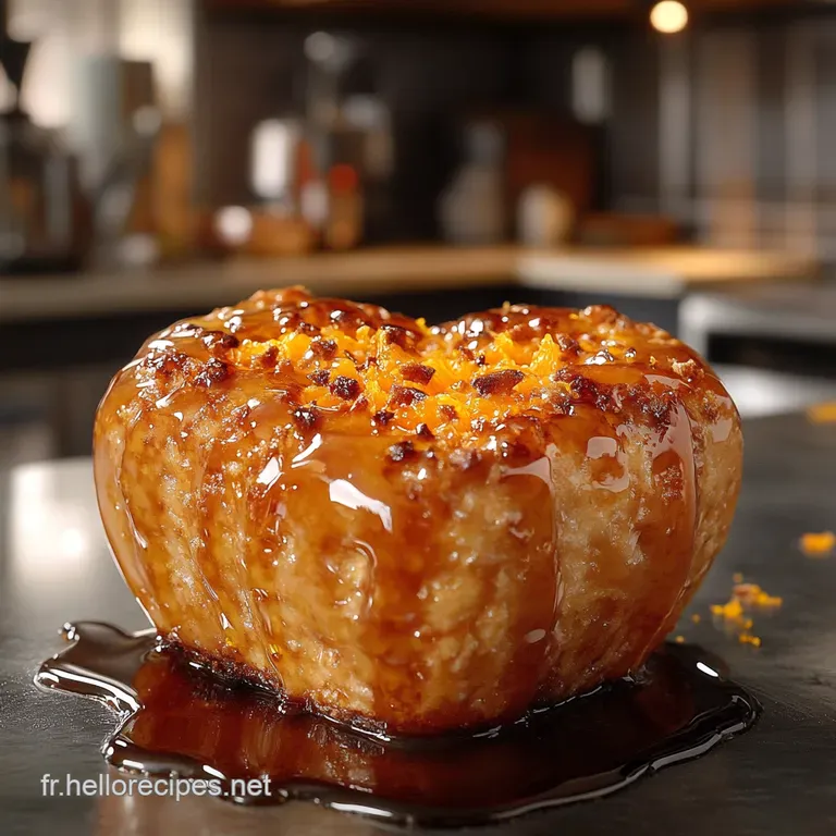 Le Moelleux Cœur de Noix Gâteau Rustique au Miel et Zeste dOrange presentation