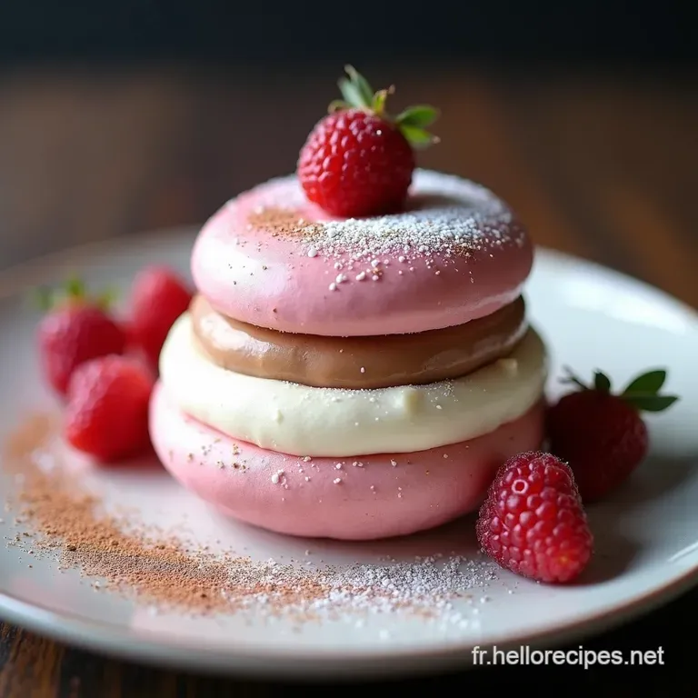 Bavarois Framboise Chocolat Blanc Facile et Aérien