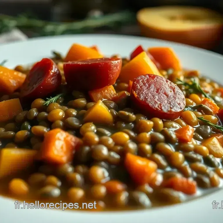 Lentilles Petit Salé: Un Plat Réconfortant et Facile à Préparer