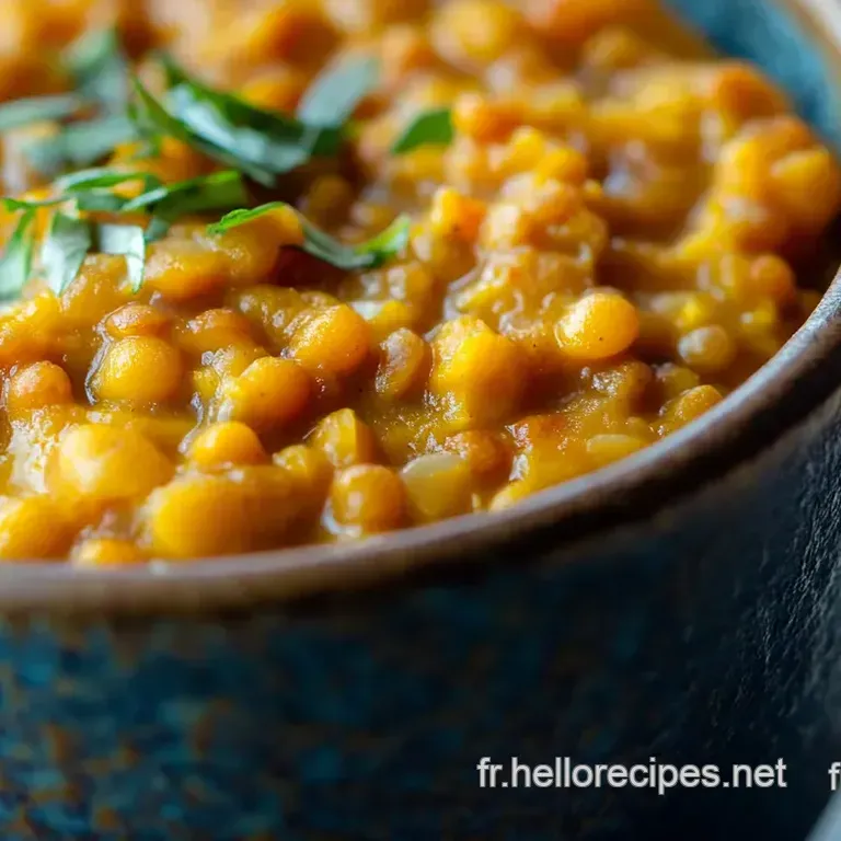 Lentilles Corail au Lait de Coco: Mon One-Pot Healthy Préféré!