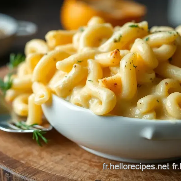 Macaroni au Fromage: Le Confort à la Française!