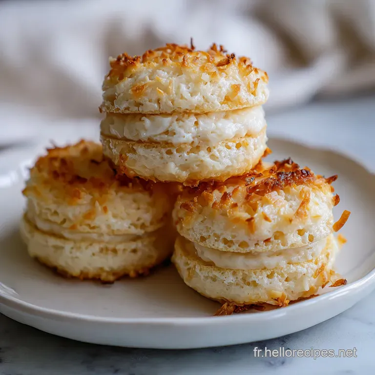 Macarons Noix de Coco : Les Rochers Moelleux et Simples