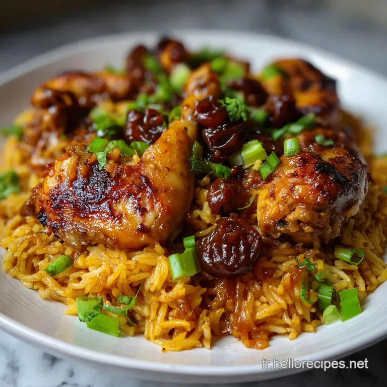 Machboos au Poulet : Le Tr&eacute;sor Aromatique du Golfe