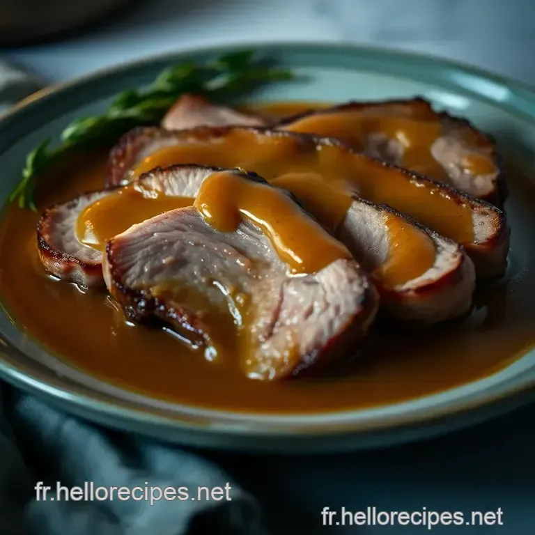 Magret de Canard Caramelisé au Miel et aux Épices presentation