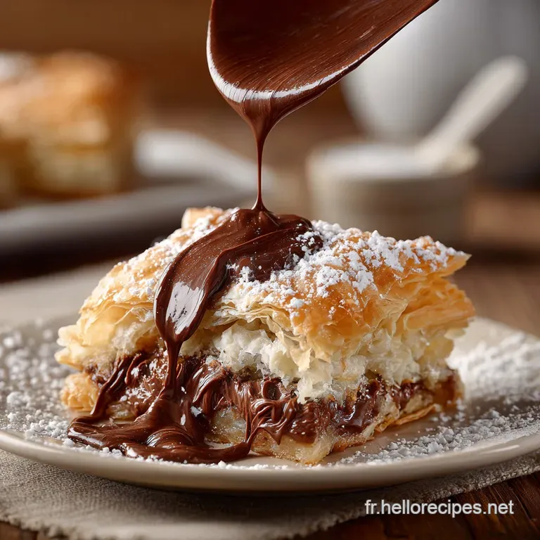 Les Mauresques Au Nutella Cigares Croustillants &Agrave; La Fleur Doranger presentation