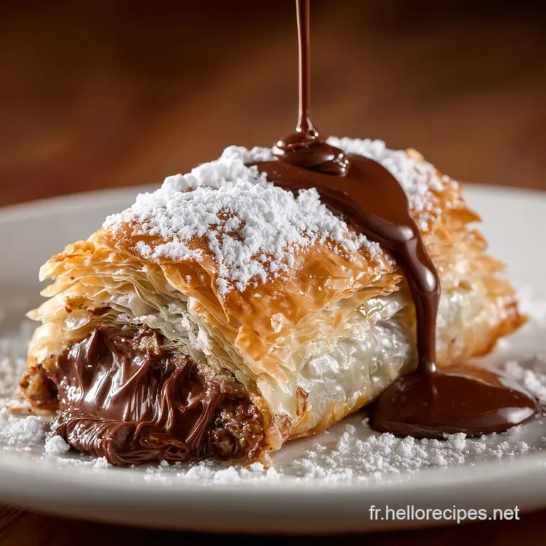 Les Mauresques au Nutella Cigares croustillants &agrave; la fleur doranger