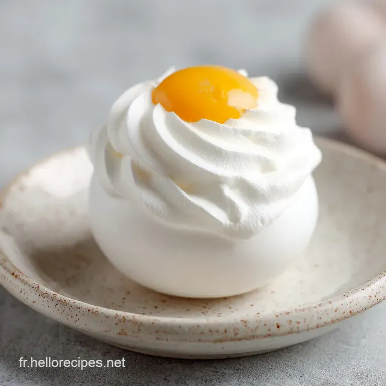 Elegant meringue nests cradle a light filling. Crisp outer shells give way to soft interiors. Dusting of confectioners' su...