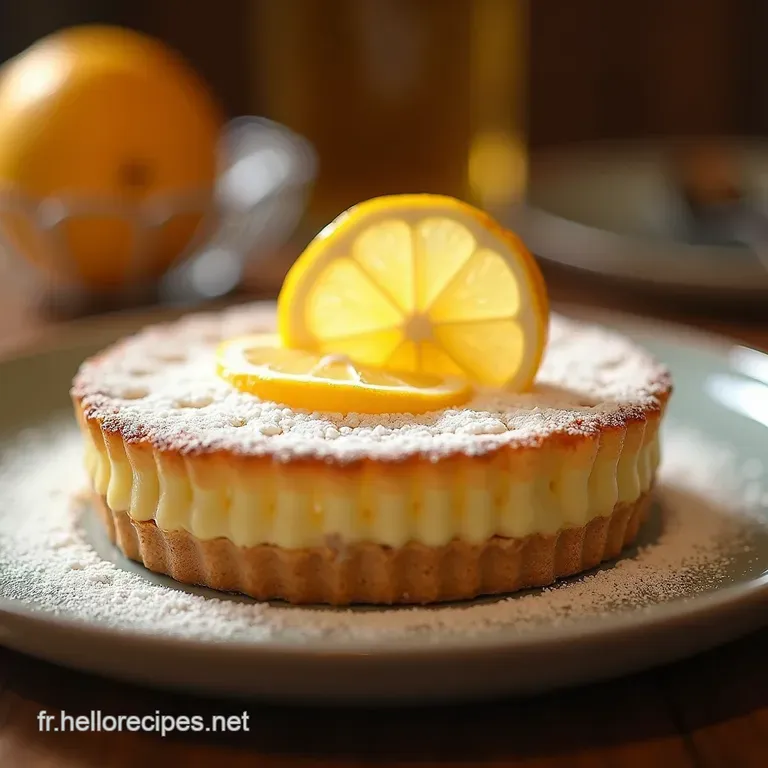 La Légèreté Absolue Tarte au Citron Meringuée à la Meringue Italienne Infaillible presentation