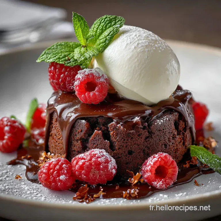 Le Moelleux Intemporel et sa Crème Fouettée au Chocolat Noir Grand Cru